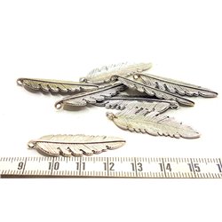 Plume argent 38 mm