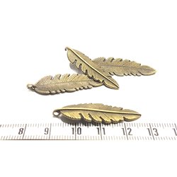 Plume bronze 38 mm