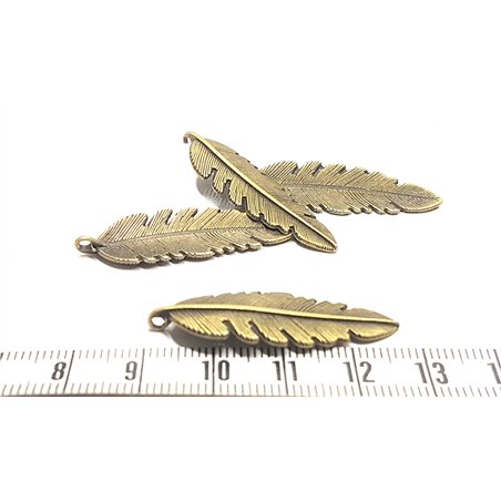 Plume bronze 38 mm