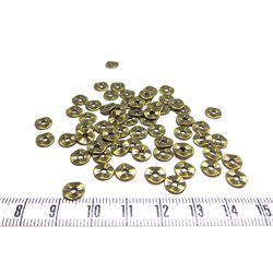 Anneau "Tibétain" 7mm couleur bronze