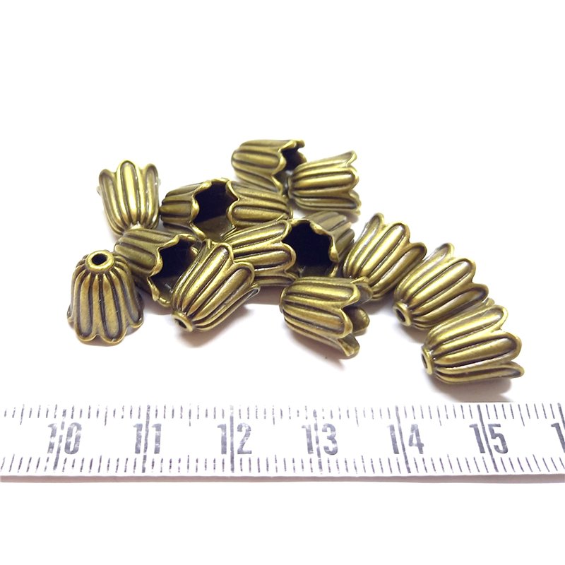 Cone fleur bronze