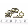 Fermoir Toggle  bronze