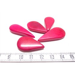 Tagua goutte rose