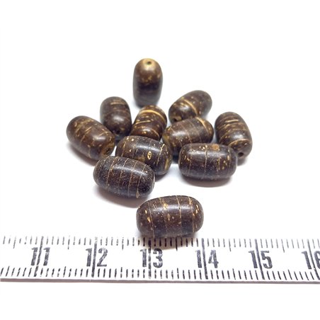 Coco olive 10mm marron