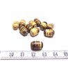 Coco olive 10mm marron/beige