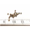 Perle à écraser 2 mm couleur bronze