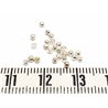 Perle à écraser 2 mm couleur argent