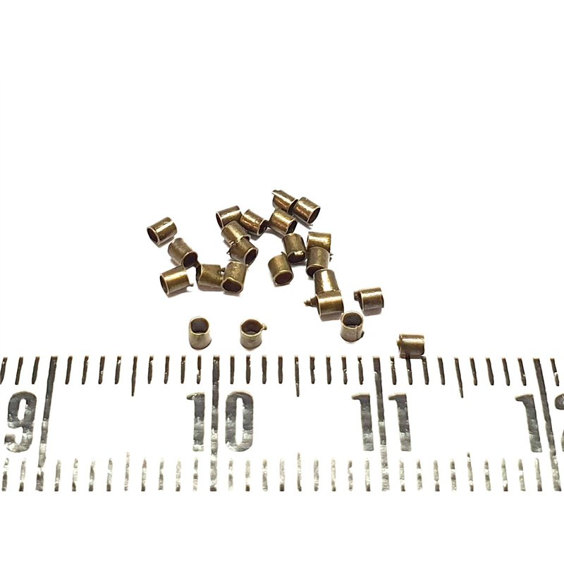 Tube à écraser 1.5 mm couleur bronze