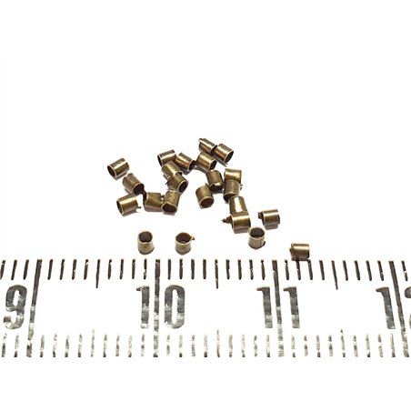 Tube à écraser 1.5 mm couleur bronze