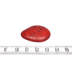 Tagua lame  marbrée   petite rouge