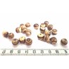 Coco perle 10mm marron beige