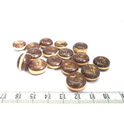 Coco burger 15mm marron beige