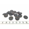 Coco disque 15mm noir