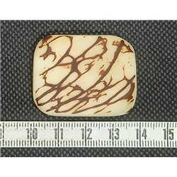 copy of Tagua plaque  marbrée blanc