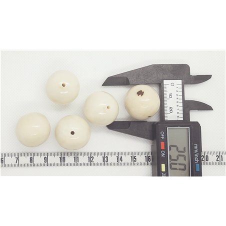 copy of Tagua perle 20mm blanc