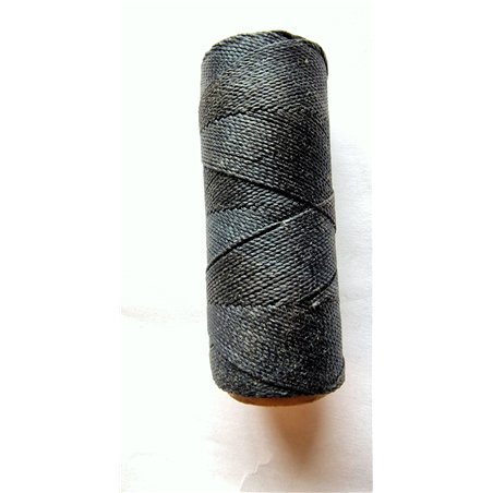 Fil polyester Linhasita© ciré noir 1mm x 1m