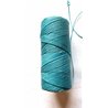 Fil polyester Linhasita© ciré bleu turquoise 1mm x 1m