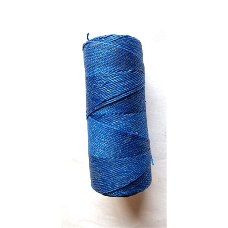 Fil polyester ciré noir 1mm x 1m