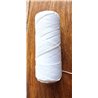 Fil polyester Linhasita© ciré blanc 1mm x 1m