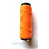 Fil polyester Linhasita© ciré orange fluo 1mm x 1m