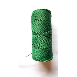 Fil polyester ciré noir 1mm x 1m