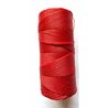 Fil polyester Linhasita© ciré rouge 1mm x 1m