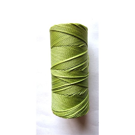 Fil polyester ciré noir 1mm x 1m