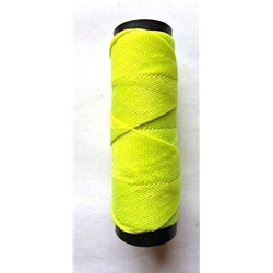 Fil polyester Linhasita© ciré jaune fluo 1mm x 1m