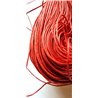 Fil coton ciré noir 1mm  mètre