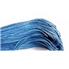 Fil coton ciré bleu marine 1mm  mètre
