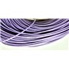 Fil de cuir 1mm lilas x 1m