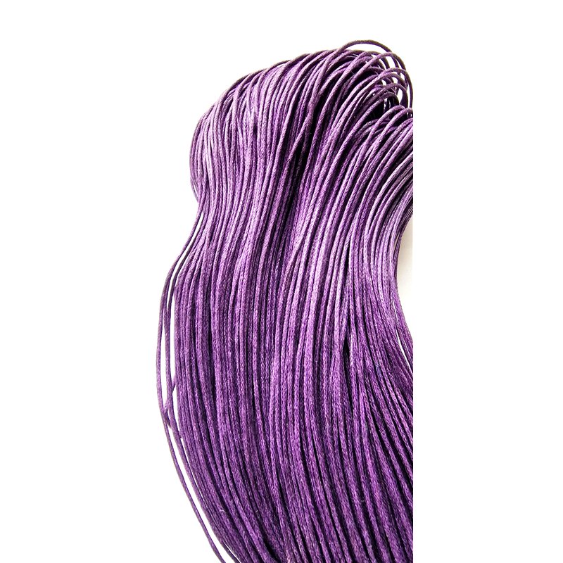 Fil de cuir 1mm violet x 1m