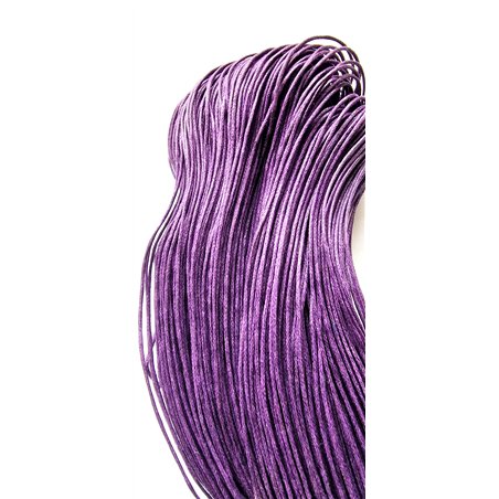 Fil de cuir 1mm violet x 1m