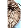 Fil de cuir 2mm marron clair x 1m