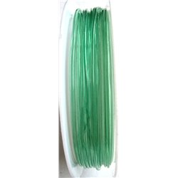 Fil élastique 1mm turquoise x 1 mètre