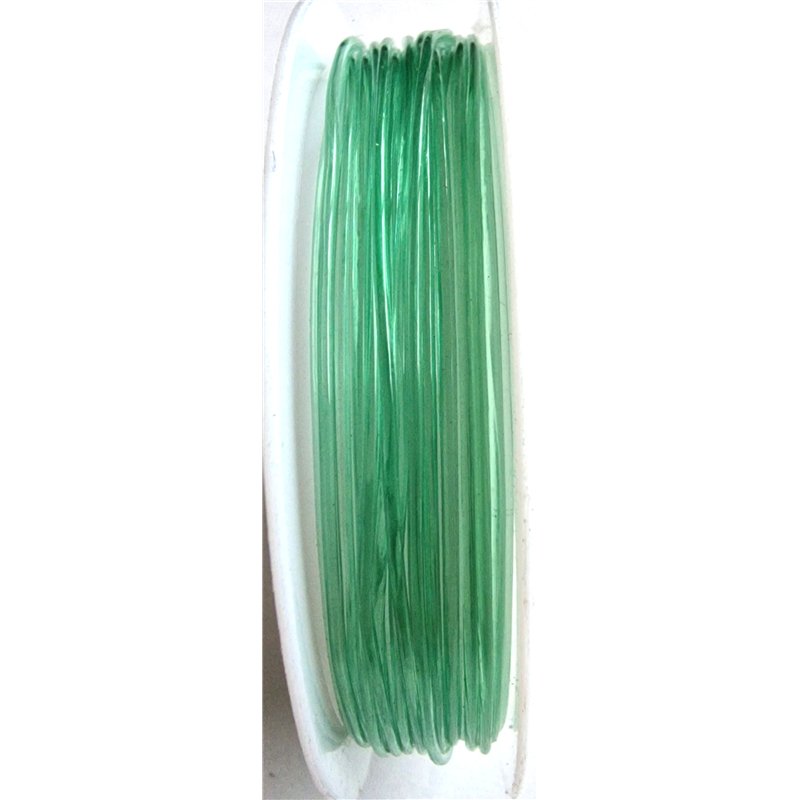 Fil élastique 1mm turquoise x 1 mètre