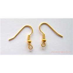 Support boucle d oreille couleur  Or  x2