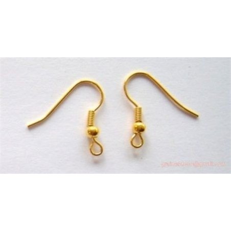 Support boucle d oreille couleur  Or  x2