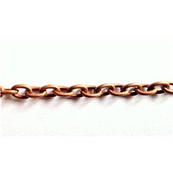 Chaîne 4.5 mm cuivre x 1m