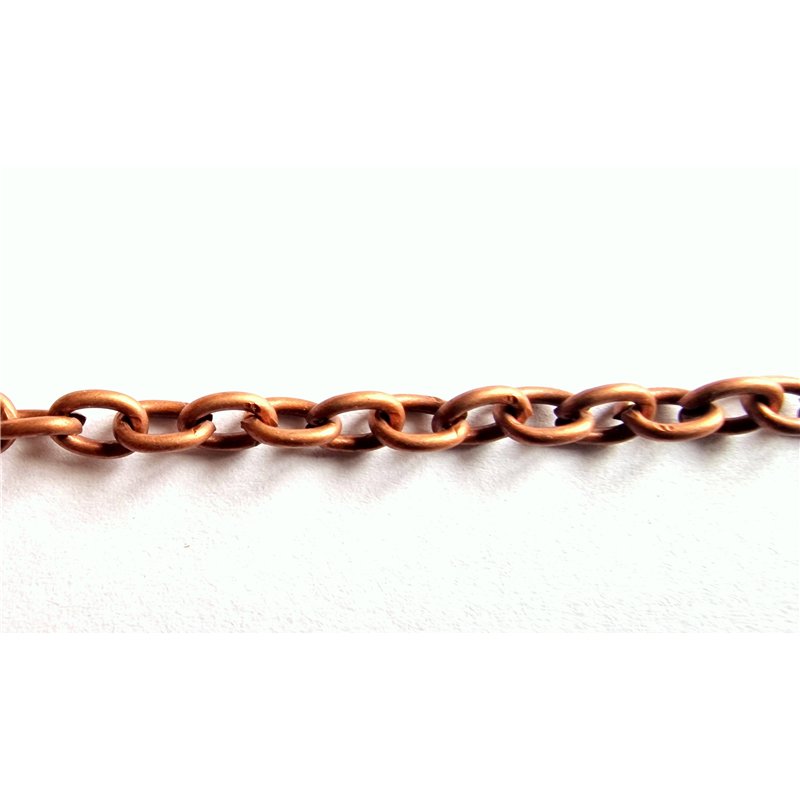 Chaîne 4.5 mm cuivre x 1m