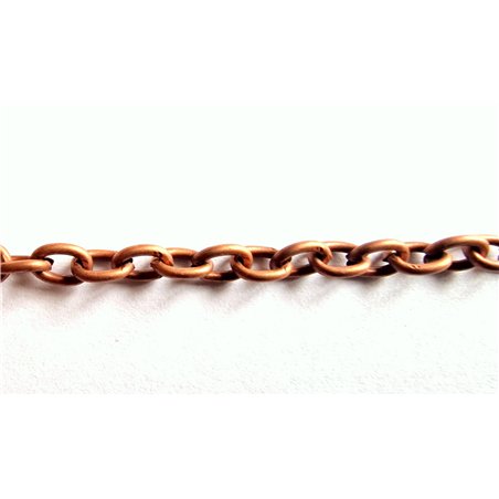 Chaîne 4.5 mm cuivre x 1m