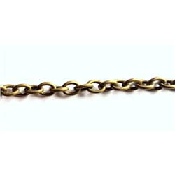 Chaîne 4.5 mm bronze x 1m