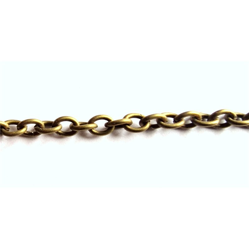 Chaîne 4.5 mm bronze x 1m