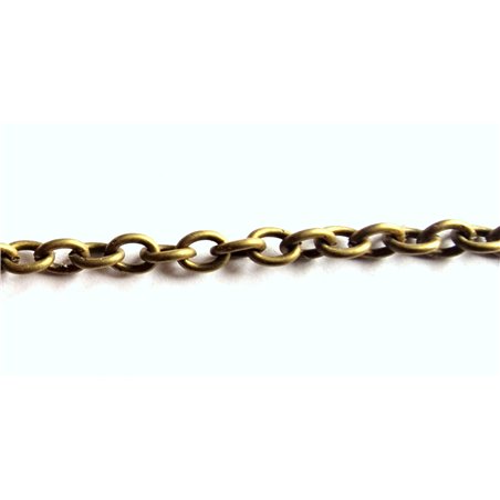 Chaîne 4.5 mm bronze x 1m