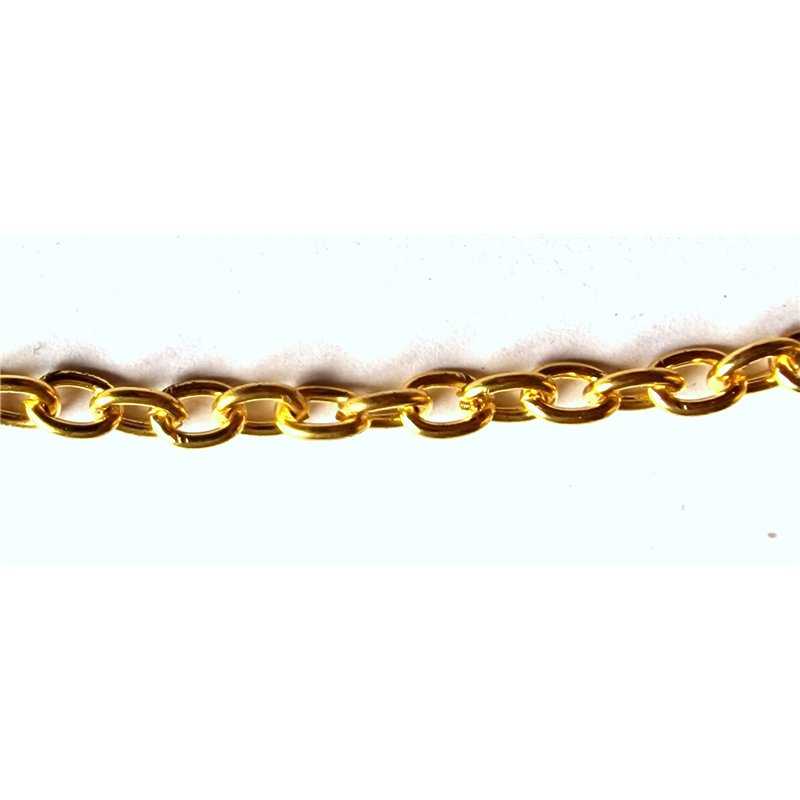 Chaîne torsadée bronze 2mm x 1m
