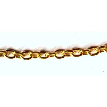 Chaîne torsadée bronze 2mm x 1m