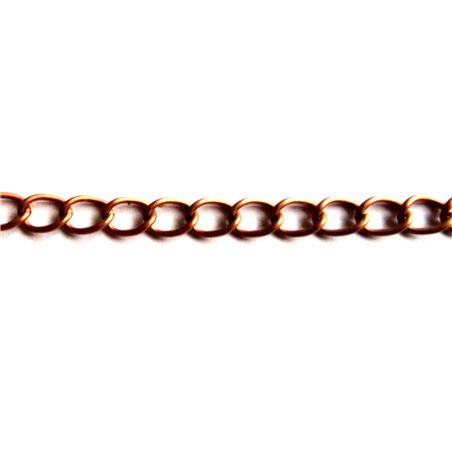 Chaîne torsadée bronze 1mm x 1m