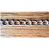 Chaîne torsadée bronze 1mm x 1m