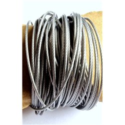 Fil cablé 1mm acier x 1 m
