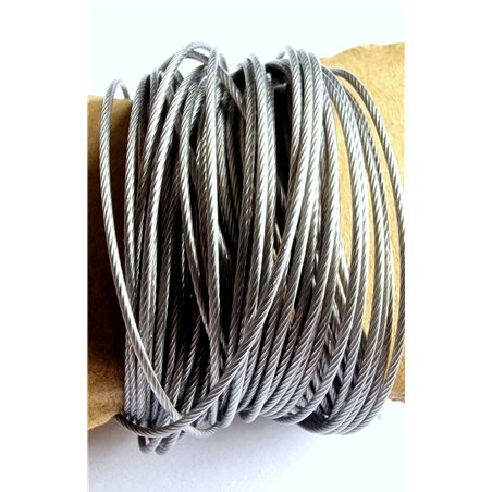 Fil cablé couleur  Or  0,45mm  mètre